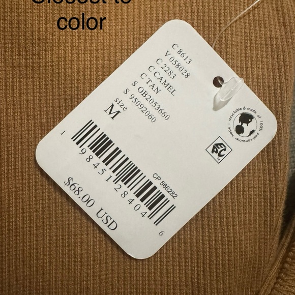 FP Movement Rally Rib Henley SZ Medium Color Camel Town. MRPC $98 NWT - Picture 3 of 10